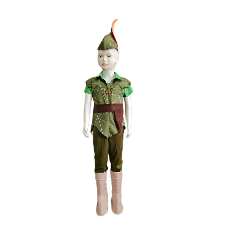 Halloween Party Cosplay Peter Pan Costume Children Kids Cartoon Movie Costume Baby Boys Tinker Bell Girls Carnival Costume 3-11Y