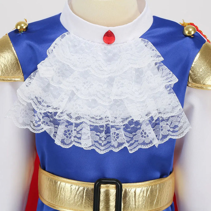 Boys Prince Cosplay Suits Prince Charming Kids Florian Role Playing Clothes Children Peter Pan Costume Naveen Dress Up Outfits