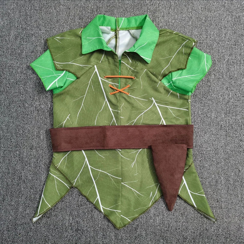 Halloween Party Cosplay Peter Pan Costume Children Kids Cartoon Movie Costume Baby Boys Tinker Bell Girls Carnival Costume 3-11Y