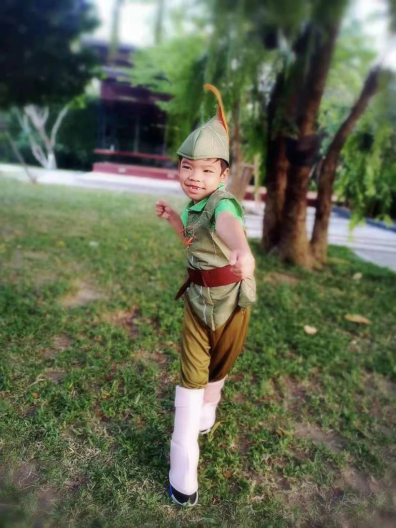 Halloween Party Cosplay Peter Pan Costume Children Kids Cartoon Movie Costume Baby Boys Tinker Bell Girls Carnival Costume 3-11Y