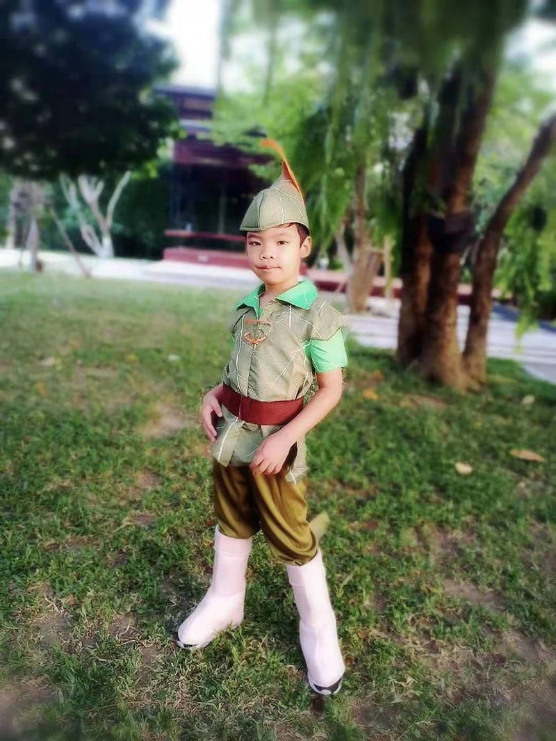 Halloween Party Cosplay Peter Pan Costume Children Kids Cartoon Movie Costume Baby Boys Tinker Bell Girls Carnival Costume 3-11Y